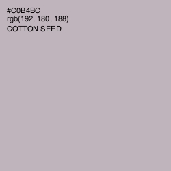 #C0B4BC - Cotton Seed Color Image